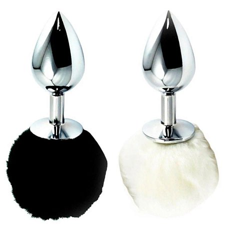 Plug em Metal 7cm com PomPom
