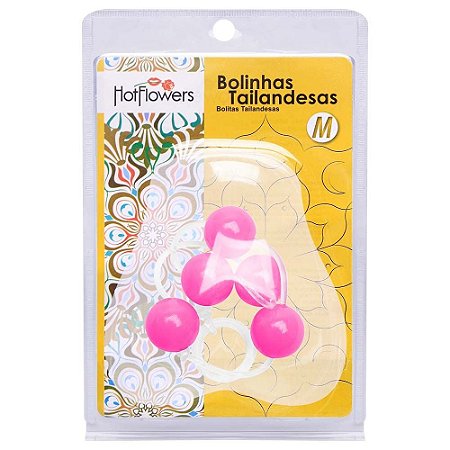 Bolinha Tailandesa Média Hot Flowers