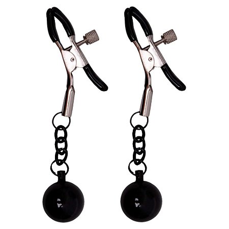 Grampos para Seios com Bolas de Ferro