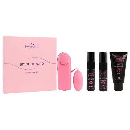 Kit Amor Próprio (Bullet + Gel Hot + Gel Ice + Lub Neutro)