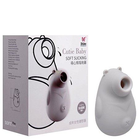 Sucção Bear 7 Pulsações Cutie Baby Formato Ursinho