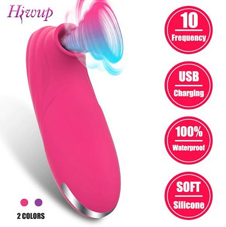 Estimulador Clitoriano Sucção 10 modos