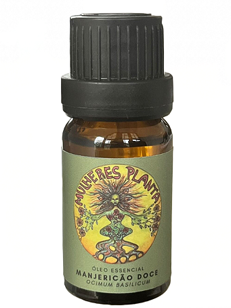 Óleo Essencial de Manjericão Doce (Ocimum basilicum) 10 ml