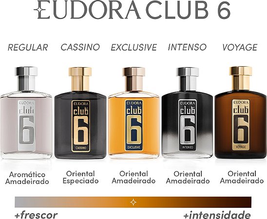Club 6 Exclusive Desodorante Colônia 95ml | Eudora