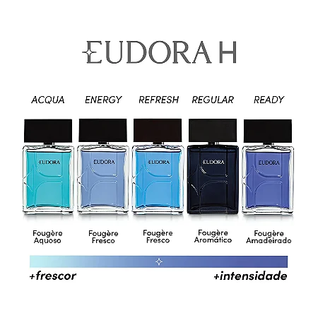 Perfume Masculino Eudora H - Fragrâncias Variadas 100ml
