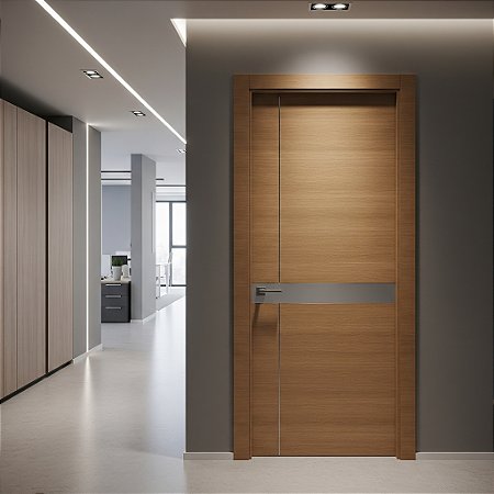 Porta Piso Teto com Revestimento em Fórmica