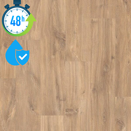 Piso Laminado Quick Step Smart Carvalho Natural Midnight - Cx 2,51m²