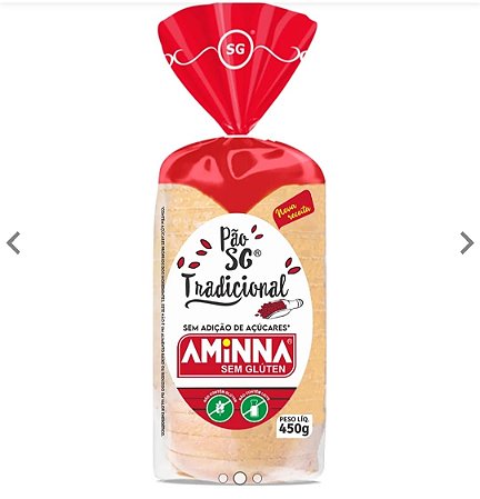 Pão SC Tradicional Sem Glúten , Sem Acucar - 450g