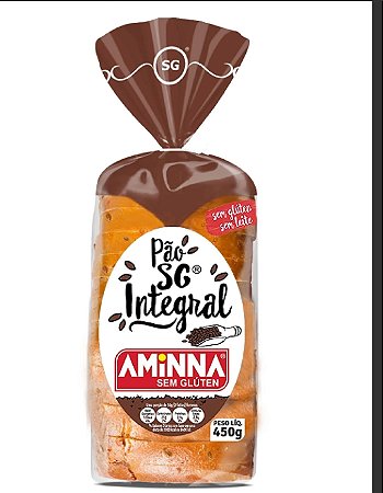 Pão SG Multigraos Sem Glúten Aminna - 450g