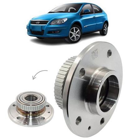 Cubo de Roda Traseiro C/Rolamento Chery Cielo 2010 a 2012