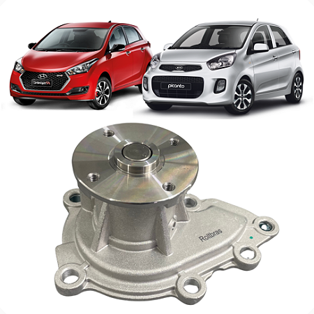 Bomba de Água Hyundai HB20 Kia Picanto 1.0 3c 2013 a 2019
