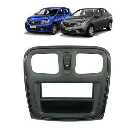 Moldura Painel Central Renault Logan Sandero 2018 á 2021
