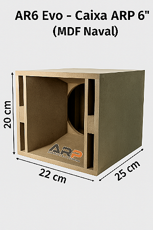 Caixa ARP 6'' AR6 Evo Mdf Naval 9mm