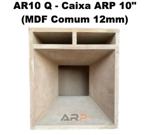 Caixa ARP 10'' AR10Q Mdf Comum 12mm