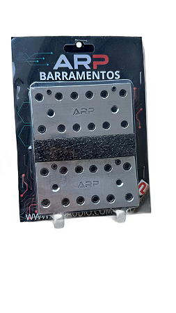 BARRAMENTO ARP 6X6 12 VIAS ALUMINIO
