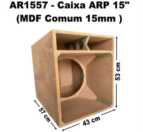Caixa ARP 15'' AR1557 Mdf Comum