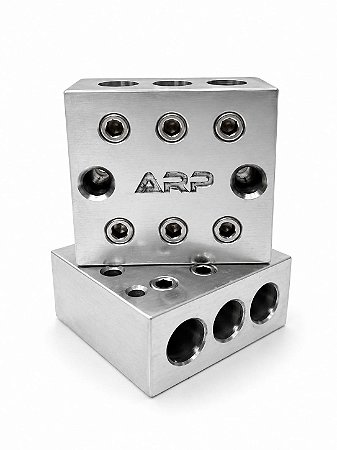 BARRAMENTO DE ALUMINIO ARP 6 VIAS - 3X3 PAR