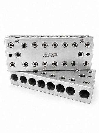 BARRAMENTO DE ALUMINIO ARP 16 VIAS - 8X8 PAR