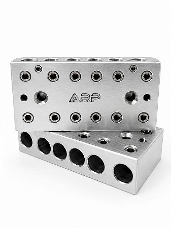BARRAMENTO DE ALUMINIO ARP 12 VIAS - 6X6 PAR