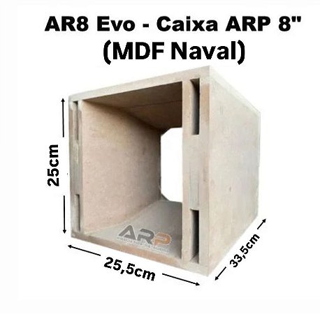 Caixa ARP 8'' AR8 Evo Mdf Naval 15mm