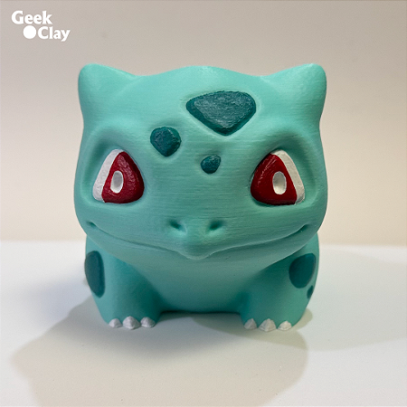 Vaso de plantas Suculentas - Pokémon Bulbassauro - Tamanhos P, M e G