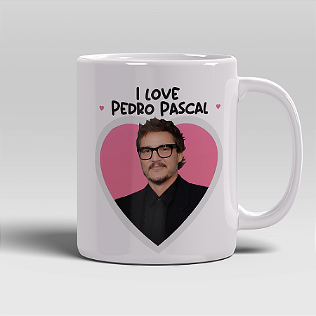 Caneca Pedro Pascal - Caneca de Cerâmica 340ml