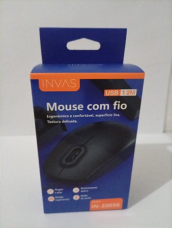 Mouse com Fio IN-20056 Ergonomico