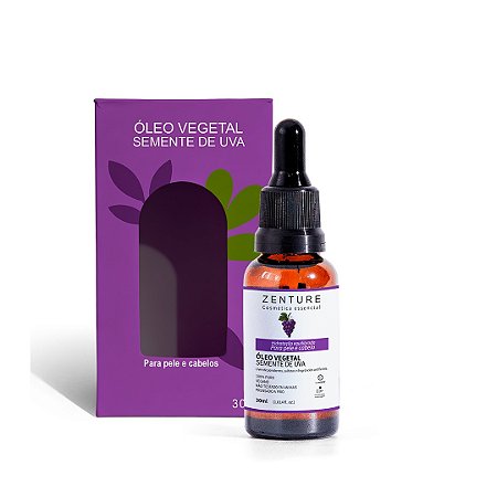 ZENTURE ÓLEO VEGETAL SEMENTE DE UVA 30ML