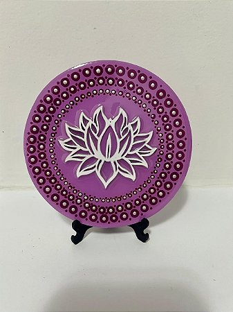 🌿 Mandalinha Minizinha com Flor de Lótus 🌿