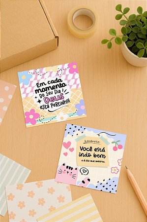 20 Cartões de Agradecimento