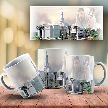 Caneca Personalizada Templo de Porto Alegre - RS