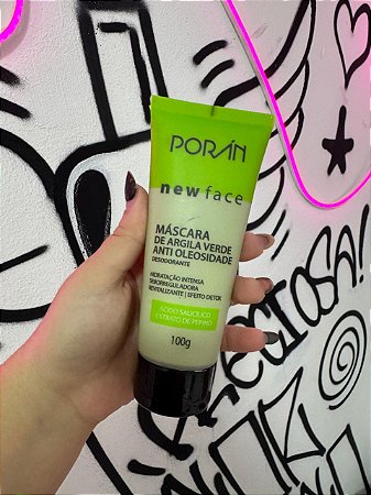 Máscara de Argila Verde Poran New Face - 100g