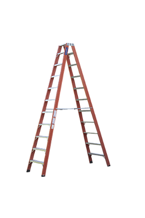 ESCADA COGUMELO FIBRA DE VIDRO TESOURA TF-10 LARANJA