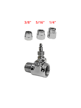 19i.01 - BUCHA T 1/2 C/ 3 SAÍDAS (1/4" 5/16" 3/8")