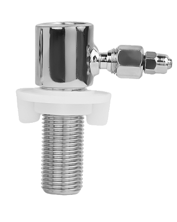 19ss.01 - BUCHA T PARA GABINETE CURTA COM BICO ADAPTADOR 1/2" 1/4"