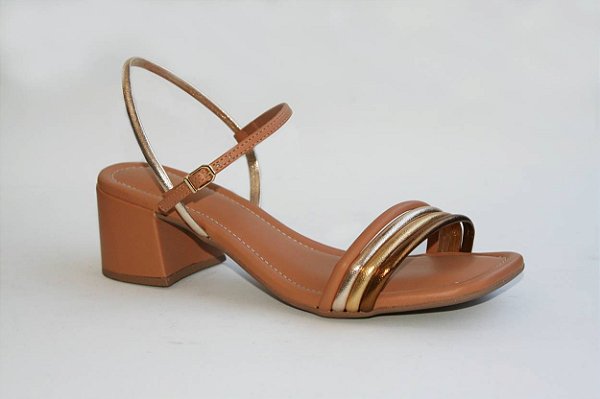 Sandálias Olivia Chaves Dv Caqui