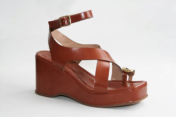 Sandália Olivia Chaves Rm Caramelo