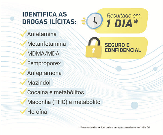 Exame Toxicológico em cabelo