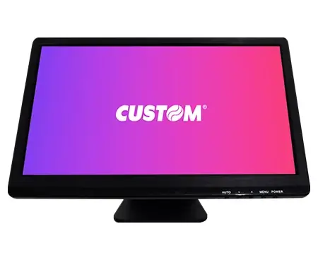 Monitor Touch Screen LCD Custom CTM 15,6" com Pedestal
