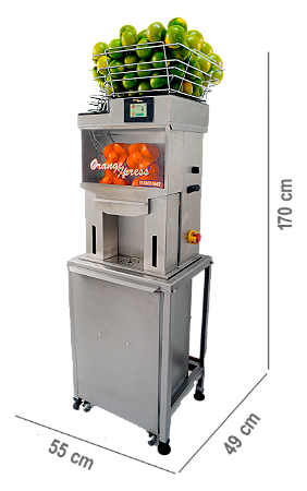 Máquina Digital sem raspador com mesa com cesto