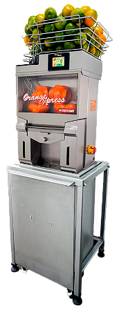 Máquina Digital com raspador e mesa com cesto