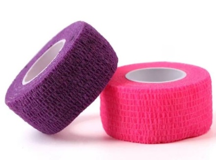 Bandagem para Dermógrafo - Unidade (Cores Variadas Conforme Estoque) - 2,5cm x 4,5m