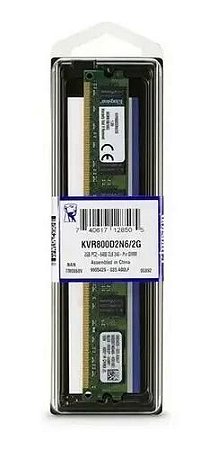 Kingston Valueram Kvr667d2n5/2g 1 X 2 Gb 2 Gb