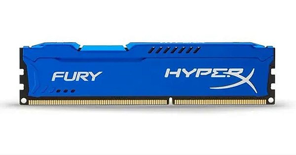 Memória RAM Fury DDR3 color azul 8GB 1600 MHz 1 HyperX HX316C10F/8