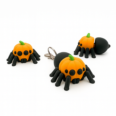 Chaveiro Aranhas Halloween Divertido