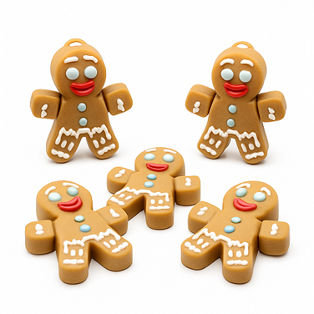 Chaveiro Biscoito de Natal Divertido