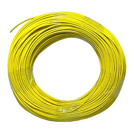 Rolo Fio Cabo Flexível 2.5mm - 100mts - Amarelo