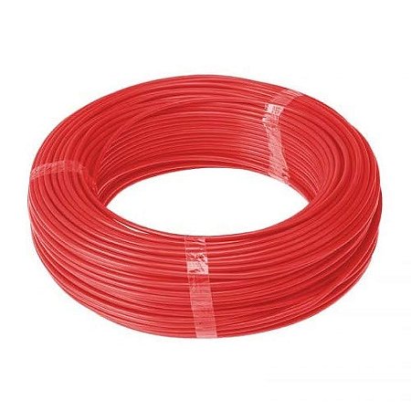 Rolo Fio Cabo Flexível 2.5mm - 100mts - Vermelho