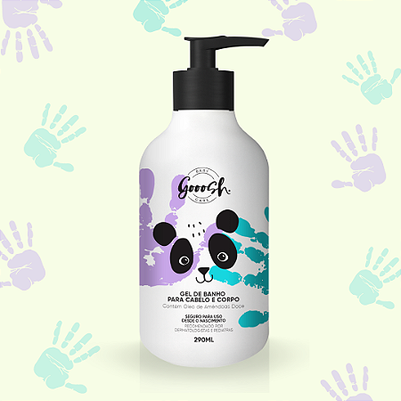 Gel de Banho para Cabelo e Corpo Gooosh Baby Care 290ml