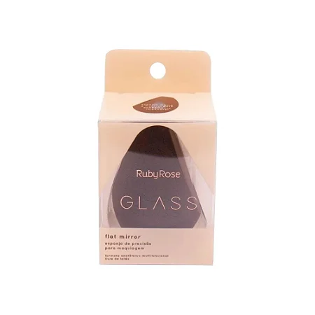 Esponja Ruby Rose Glass para Maquiagem Precisa